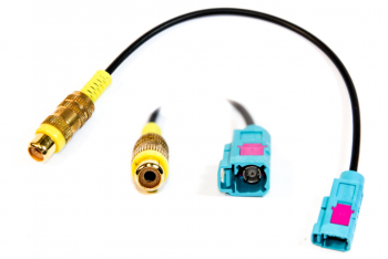 Mercedes 27-240 Kameran lisäysadapteri (Video RCA-naaras | Fakra-naaras)