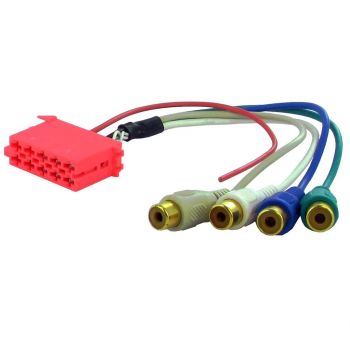 CT29AX04 10 pinninen ISO – 4 x RCA Aux Adapteri