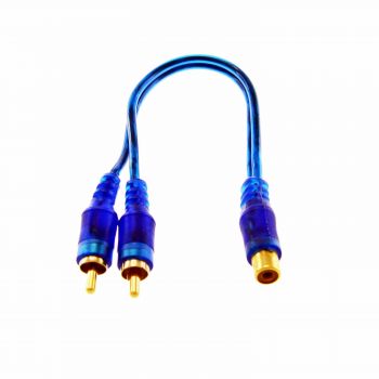 YA-21 Universaali RCA y-haara 1 x RCA naaras – 2 x RCA uros