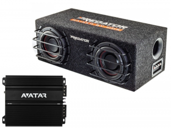 2 x 8" MDS Predator Bassopaketti 1600W