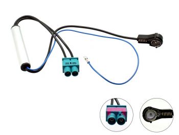 CT27AA86 tupla Fakra uros – ISO uros Antenniadapteri