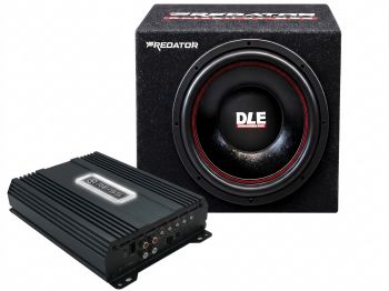 DLE 15" Bassopaketti 2500W SPL Bassotoisto Autoon
