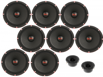 FULL FORCE 8x8" SPL PA Kaiutinpaketti autoon 2880W