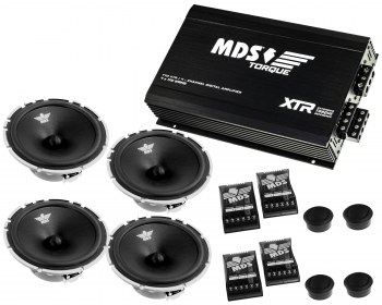 MDS Reference 6.5" T4 Kaiutinpaketti vahvistimella autoon