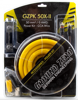 Ground Zero GZPK 50X-II CCA seos virtakitti 50mm2 autovahvistimelle