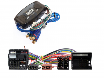 Linjamuunnin Peugeot OEM-soittimeen (4-kanavainen, automaattinen heräte)