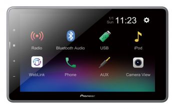 Pioneer DMH-AF555BT 2-DIN 9" Multimedia Autosoitin 