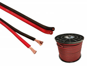 MDS MDSSCX401 2 x 4mm2 kaiutikaapeli kaiuttimille tai subwooferille. OFC kupari parikaapeli. PVC eristetty