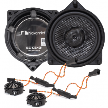 Nakamichi BZ-CS401 Mercedes-Benz autokohtaiset kaiuttimet - 4" erillissarja ja soviteadapterit