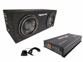 MDS Predator 2 x 10" Bassopaketti 2000W Autoon