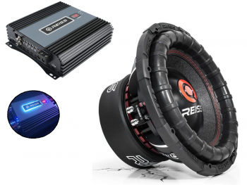 Reiss Audio 12" Subwooferpaketti Vahvistimella 6000W - 1 Ohm