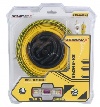 Soundmax SX-AWG42 20mm² CCA Virtakitti Autovahvistimelle