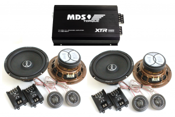 Xcelsus XP6-T4 6.5" Kaiutinpaketti Vahvistimella