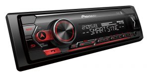 Pioneer MVH-S420BT pesätön DSP aikaviive Bluetooth mediasoitin