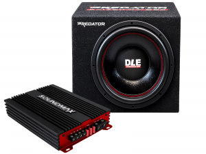 DLE 15" Bassopaketti 2500W SPL Bassotoisto Autoon