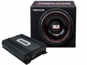 DLE 15" Bassopaketti 2500W SPL Bassotoisto Autoon