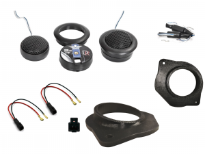 Audi A4 (B8) Kojelaudan 1" Diskantit, Suotimet & Sovitteet (2kpl)