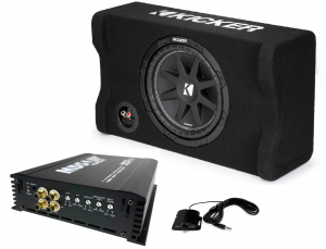 KICKER 10" Bassopaketti monovahvistimella 4 Ohm