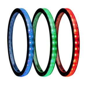 8" LED RGB Valorengas (1kpl) kaiuttimelle tai subwooferille autoon