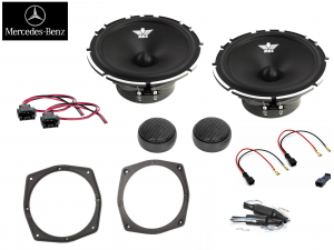 MB Sprinter W907/W910 | 6.5" Kaiutinpaketti Autokohtainen, Fanatic Reference 6.5 Erillissarja