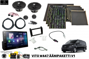 MB Vito W447 Äänipaketti V1 (Soitin, Erillissarja & Äänieristys)