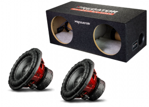 Reiss Audio 2 x 12" Koteloitu Subwoofer-paketti