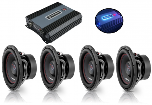 Predator 4 x 12" SPL Bassopaketti & Monovahvistin 5K