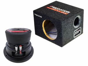 MDS 8" Koteloitu Subwoofer 1000W autoon