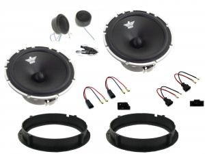 Skoda autokohtainen kaiutinpaketti 6.5 johtoliittimillä