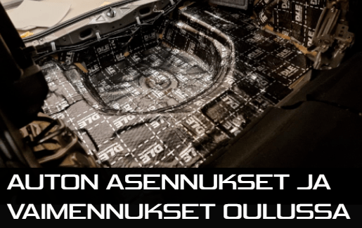 auton äänenvaimennus oulu