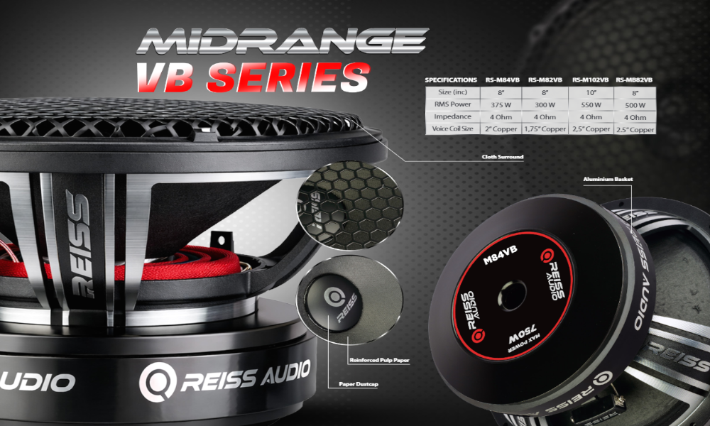 reiss vb-series midbassot
