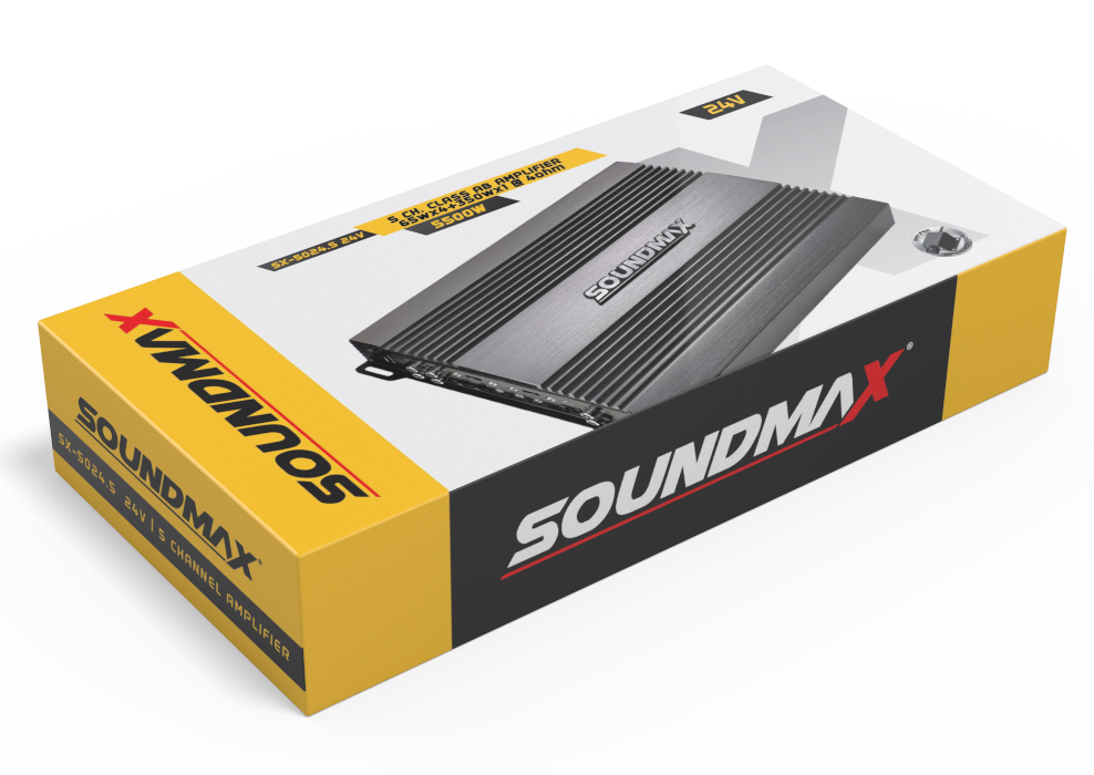 Soundmax SX-PW5024.5 (24V) 5-Kanavainen Vahvistin